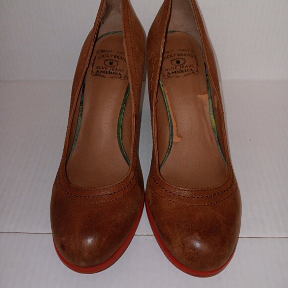 LUCKY BRAND BOHO HEELED SHOES - Picture 2 of 11